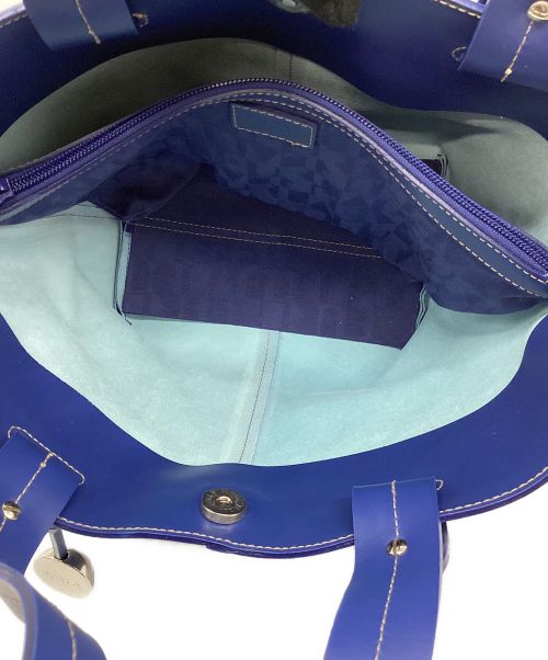FURLA（フルラ）FURLA (フルラ) ハンドバッグ ブルーの古着・服飾アイテム