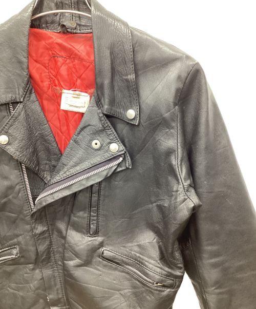 AGNEWTREE LTD（-）AGNEWTREE LTD (-) ダブルライダースジャケット ブラック サイズ:Mの古着・服飾アイテム