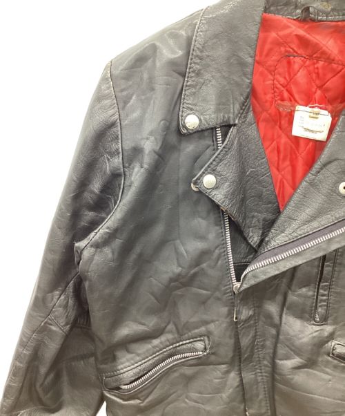 AGNEWTREE LTD（-）AGNEWTREE LTD (-) ダブルライダースジャケット ブラック サイズ:Mの古着・服飾アイテム