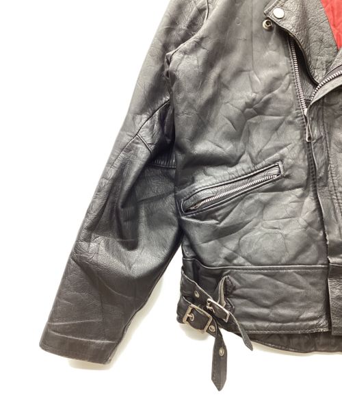 AGNEWTREE LTD（-）AGNEWTREE LTD (-) ダブルライダースジャケット ブラック サイズ:Mの古着・服飾アイテム