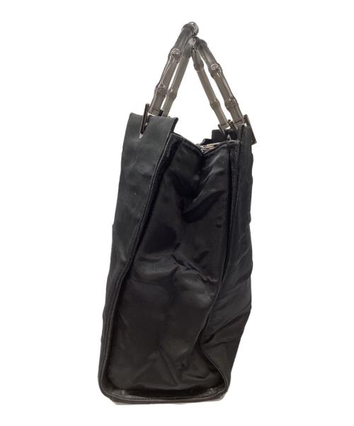 GUCCI（グッチ）GUCCI (グッチ) バンブーハンドバッグ ブラックの古着・服飾アイテム