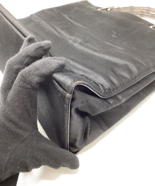 GUCCI（グッチ）GUCCI (グッチ) バンブーハンドバッグ ブラックの古着・服飾アイテム