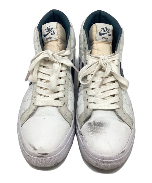 NIKE（ナイキ）NIKE (ナイキ) ハイカットスニーカー/SB BLAZER ZM MID EK ホワイト×ブルー サイズ:28の古着・服飾アイテム