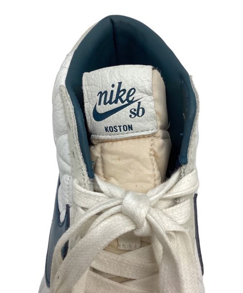 NIKE（ナイキ）NIKE (ナイキ) ハイカットスニーカー/SB BLAZER ZM MID EK ホワイト×ブルー サイズ:28の古着・服飾アイテム