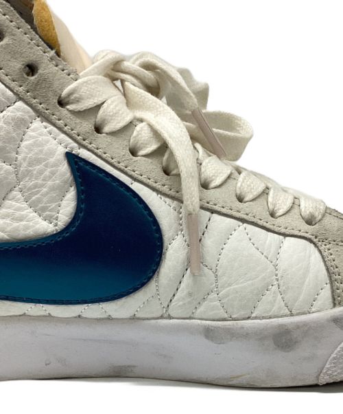NIKE（ナイキ）NIKE (ナイキ) ハイカットスニーカー/SB BLAZER ZM MID EK ホワイト×ブルー サイズ:28の古着・服飾アイテム