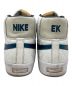 中古・古着 NIKE (ナイキ) ハイカットスニーカー/SB BLAZER ZM MID EK ホワイト×ブルー サイズ:28：6000円