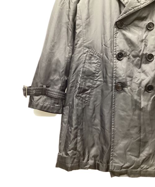 BURBERRY BLACK LABEL（バーバリーブラックレーベル）BURBERRY BLACK LABEL (バーバリーブラックレーベル) ナイロンダブルコート ブラック サイズ:Lの古着・服飾アイテム