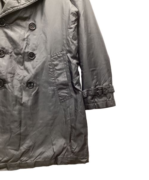 BURBERRY BLACK LABEL（バーバリーブラックレーベル）BURBERRY BLACK LABEL (バーバリーブラックレーベル) ナイロンダブルコート ブラック サイズ:Lの古着・服飾アイテム