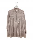 HER LIP TOハーリップトゥ）の古着「ムーンシャイン ブラウス」｜グレー