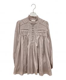 HER LIP TO（ハーリップトゥ）の古着「ムーンシャイン ブラウス」｜グレー