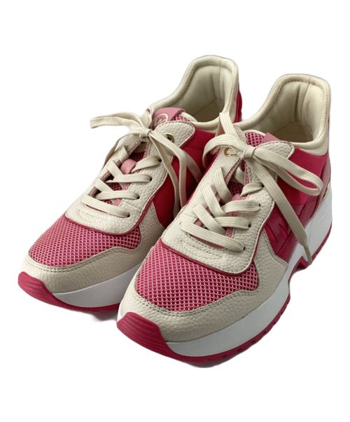 MICHAEL KORS（マイケル・コース）MICHAEL KORS (マイケルコース) スニーカー ベージュ×ピンク サイズ:24の古着・服飾アイテム