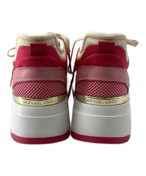 MICHAEL KORS（マイケル・コース）MICHAEL KORS (マイケルコース) スニーカー ベージュ×ピンク サイズ:24の古着・服飾アイテム