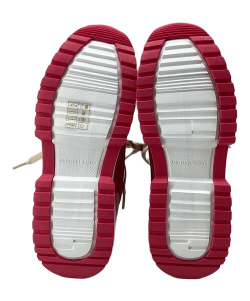 MICHAEL KORS（マイケル・コース）MICHAEL KORS (マイケルコース) スニーカー ベージュ×ピンク サイズ:24の古着・服飾アイテム