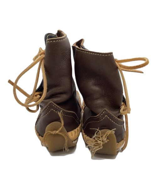 -（-）- (-) モカシンブーツ ブラウン サイズ:27の古着・服飾アイテム
