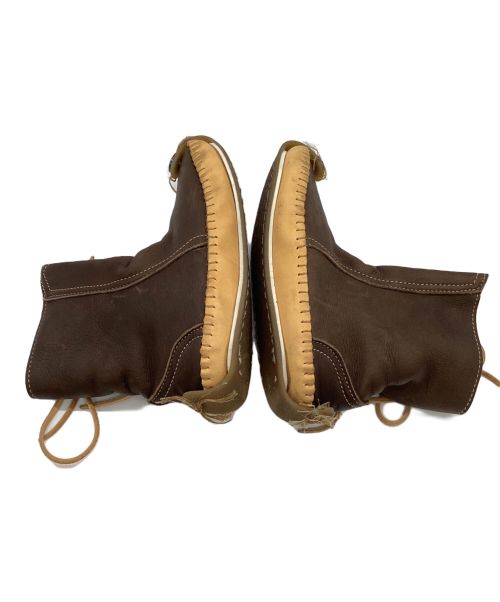 -（-）- (-) モカシンブーツ ブラウン サイズ:27の古着・服飾アイテム