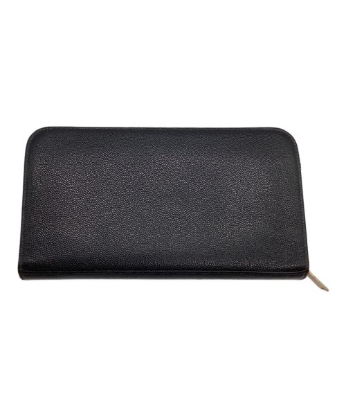Saint Laurent Paris（サンローランパリ）Saint Laurent Paris (サンローランパリ) 長財布 ブラックの古着・服飾アイテム