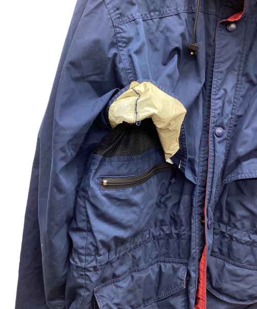 Eddie Bauer（エディーバウアー）Eddie Bauer (エディーバウアー) ナイロンジャケット ネイビー サイズ:Mの古着・服飾アイテム