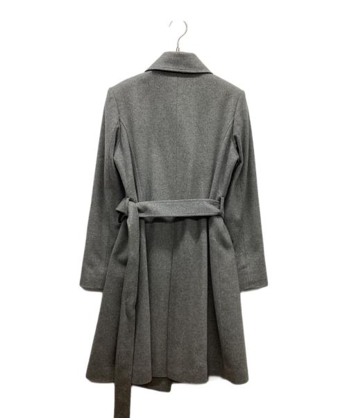 AKT&T（-）AKT&T (-) カシミヤコート グレー サイズ:Mの古着・服飾アイテム