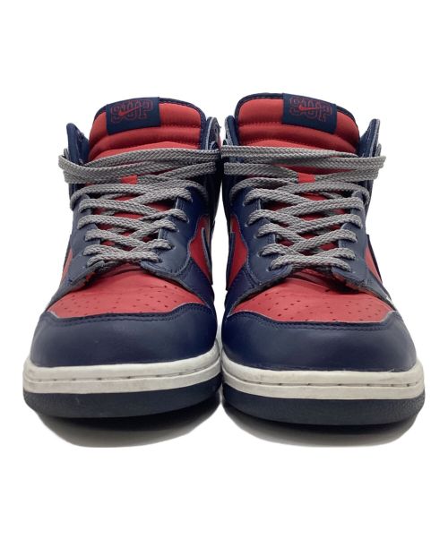 NIKE（ナイキ）NIKE (ナイキ) SUPREME (シュプリーム) Dunk High By Any Means ブルー×レッド サイズ:27.5cmの古着・服飾アイテム