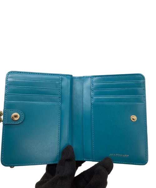 JILL STUART（ジルスチュアート）JILL STUART (ジルスチュアート) 2つ折り財布 ブルーの古着・服飾アイテム
