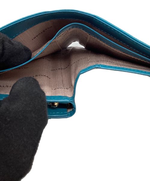 JILL STUART（ジルスチュアート）JILL STUART (ジルスチュアート) 2つ折り財布 ブルーの古着・服飾アイテム