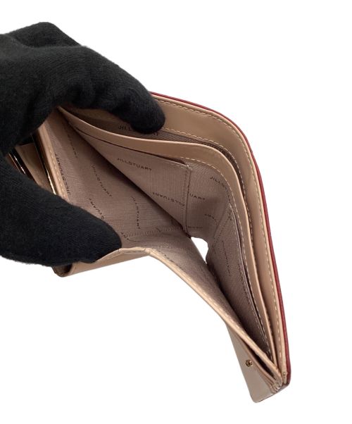 JILL STUART（ジルスチュアート）JILL STUART (ジルスチュアート) 2つ折り財布 ピンク×レッドの古着・服飾アイテム