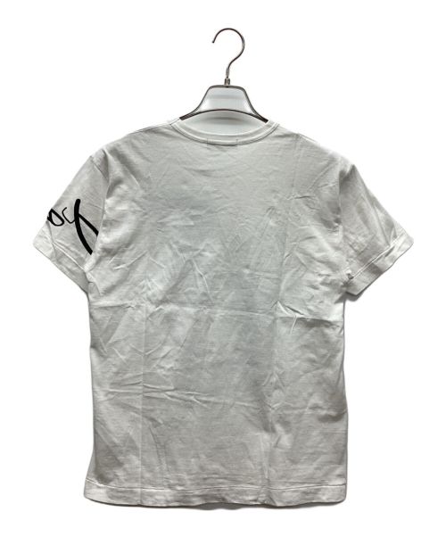 COMME des GARCONS（コムデギャルソン）COMME des GARCONS (コムデギャルソン) プリントロゴTシャツ ホワイト サイズ:Mの古着・服飾アイテム