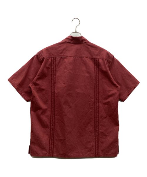 genzai（ゲンザイ）genzai (ゲンザイ) メキシカンシャツ レッド サイズ:Mの古着・服飾アイテム