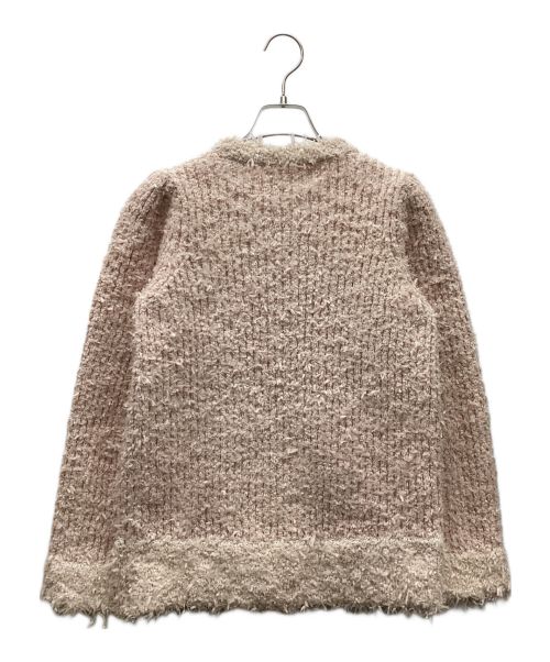 CELFORD（セルフォード）CELFORD (セルフォード) ツイードニットカーディガン ピンク サイズ:Freeの古着・服飾アイテム