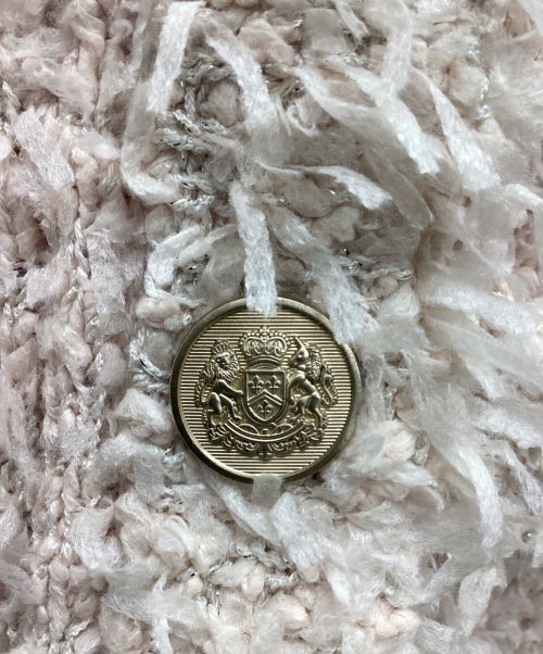 CELFORD（セルフォード）CELFORD (セルフォード) ツイードニットカーディガン ピンク サイズ:Freeの古着・服飾アイテム