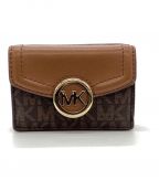 MICHAEL KORSマイケル・コース）の古着「3つ折り財布」｜ブラウン