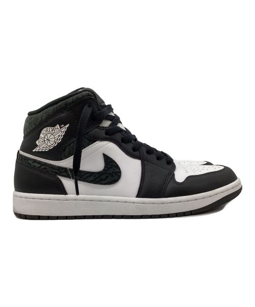 NIKE（ナイキ）NIKE (ナイキ) スニーカー/エアジョーダン1 ミッド ホワイト×ブラック サイズ:27cmの古着・服飾アイテム