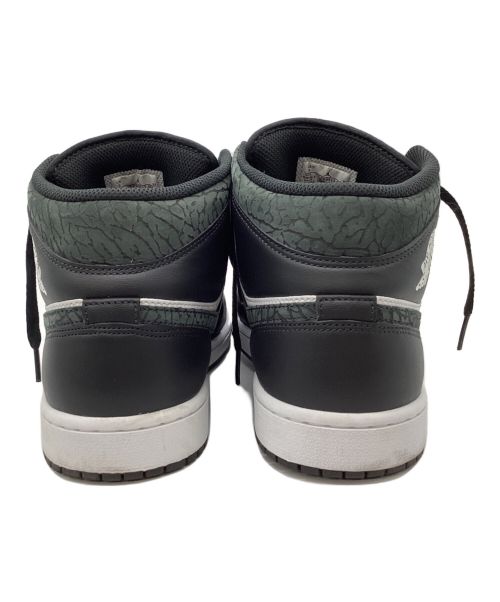 NIKE（ナイキ）NIKE (ナイキ) スニーカー/エアジョーダン1 ミッド ホワイト×ブラック サイズ:27cmの古着・服飾アイテム