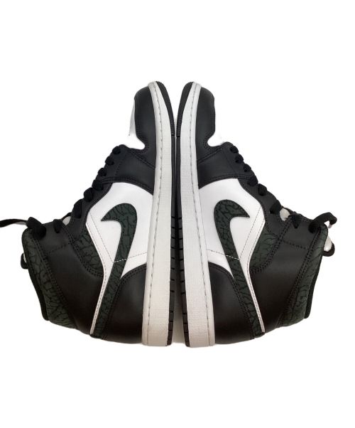 NIKE（ナイキ）NIKE (ナイキ) スニーカー/エアジョーダン1 ミッド ホワイト×ブラック サイズ:27cmの古着・服飾アイテム