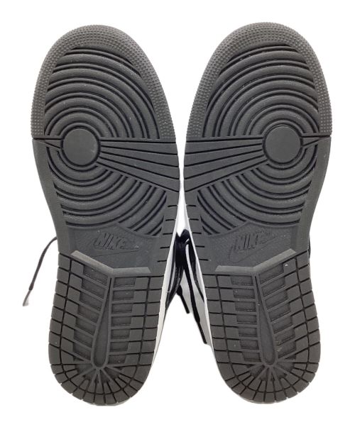 NIKE（ナイキ）NIKE (ナイキ) スニーカー/エアジョーダン1 ミッド ホワイト×ブラック サイズ:27cmの古着・服飾アイテム