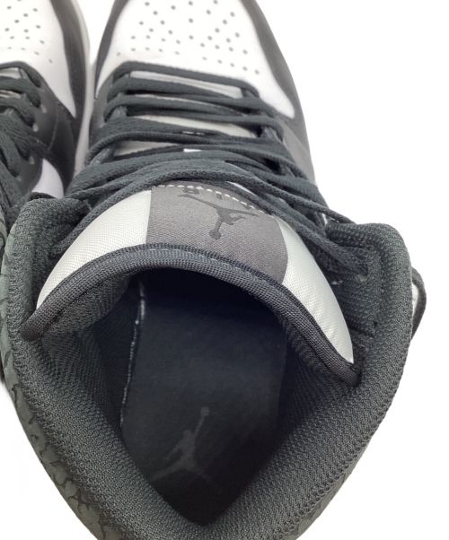 NIKE（ナイキ）NIKE (ナイキ) スニーカー/エアジョーダン1 ミッド ホワイト×ブラック サイズ:27cmの古着・服飾アイテム