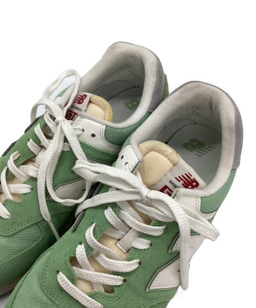 NEW BALANCE（ニューバランス）NEW BALANCE (ニューバランス) ローカットスニーカー ライトグリーン サイズ:28の古着・服飾アイテム