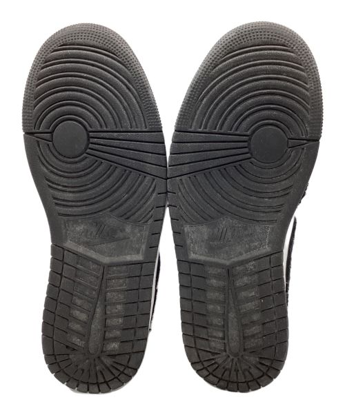 NIKE（ナイキ）NIKE (ナイキ) ハイカットスニーカー/AIR JORDAN1 ホワイト×ブラック サイズ:26.5の古着・服飾アイテム