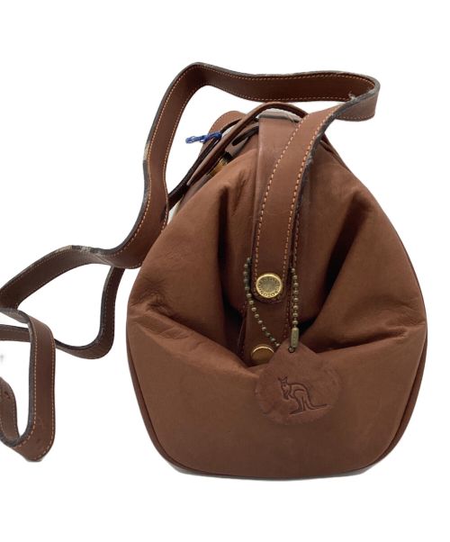 OROTON（オロトン）OROTON (オロトン) レザーショルダーバッグ ブラウンの古着・服飾アイテム