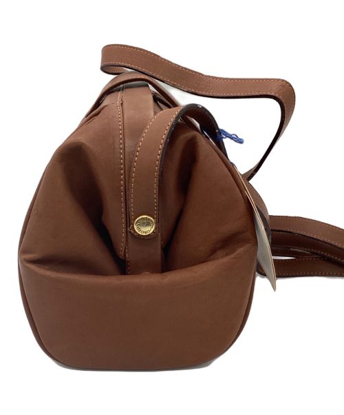 OROTON（オロトン）OROTON (オロトン) レザーショルダーバッグ ブラウンの古着・服飾アイテム