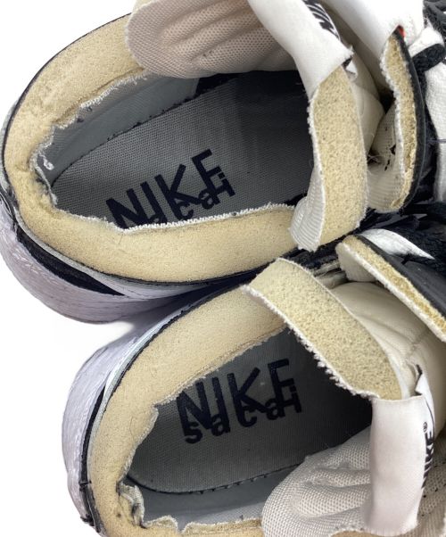 NIKE（ナイキ）NIKE (ナイキ) sacai (サカイ) スニーカー/ブレーザーロー ホワイト×ブラック サイズ:27の古着・服飾アイテム