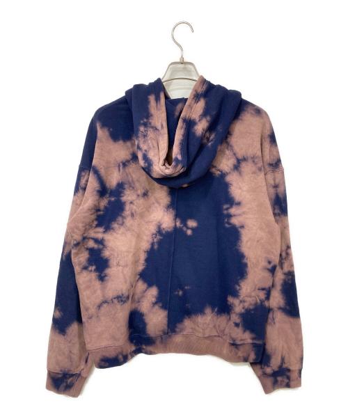 uru tokyo（ウル トーキョー）uru tokyo (ウル トーキョー) フーデッドスウェット パープル×ネイビー サイズ:Mサイズの古着・服飾アイテム