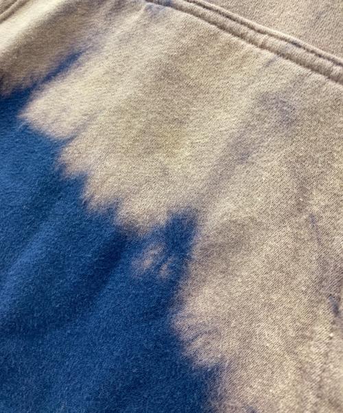 uru tokyo（ウル トーキョー）uru tokyo (ウル トーキョー) フーデッドスウェット パープル×ネイビー サイズ:Mサイズの古着・服飾アイテム