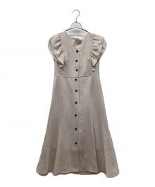 JUSGLITTY（ジャスグリッティー）の古着「ノースリーブワンピース」｜グレー