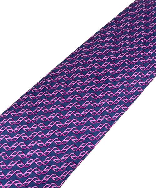 HERMES（エルメス）HERMES (エルメス) ネクタイ パープル サイズ:freeの古着・服飾アイテム