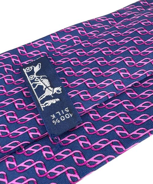 HERMES（エルメス）HERMES (エルメス) ネクタイ パープル サイズ:freeの古着・服飾アイテム