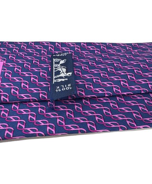 HERMES（エルメス）HERMES (エルメス) ネクタイ パープル サイズ:freeの古着・服飾アイテム