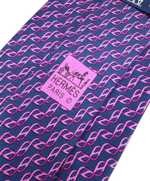 HERMES（エルメス）HERMES (エルメス) ネクタイ パープル サイズ:freeの古着・服飾アイテム