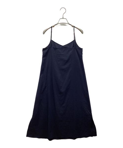 FRAY ID（フレイ アイディー）FRAY ID (フレイ アイディー) クリーンフラワーシャーリングワンピース ネイビー サイズ:Sの古着・服飾アイテム