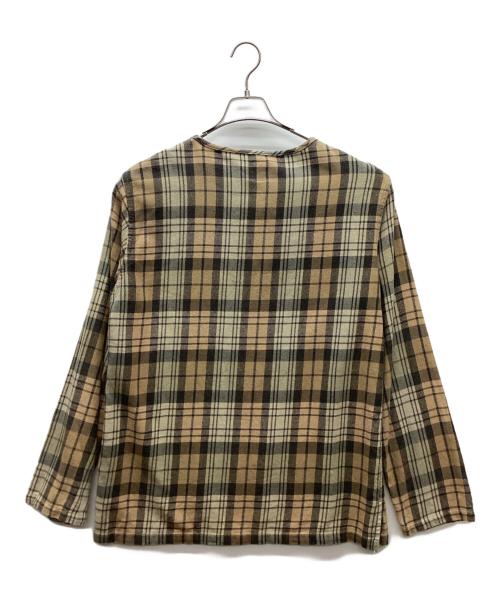 South2 West8（サウスツー ウエストエイト）South2 West8 (サウスツー ウエストエイト) ヘンリーネックシャツ ベージュ サイズ:Sの古着・服飾アイテム